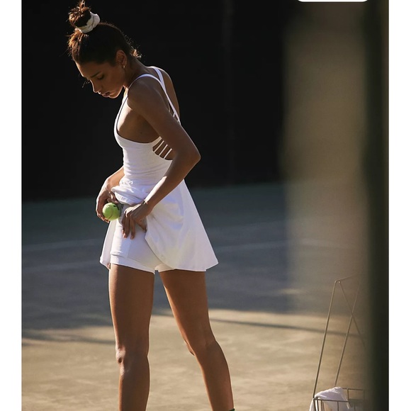 Free People Good Karma Dress in White NWOT, M/L - Picture 7 of 7